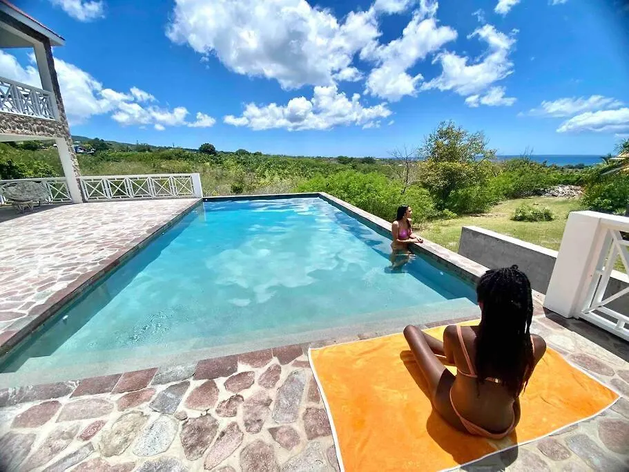 •:•Wow•:• Big Pool & Cool Sunsets Villa Charlestown 0*,  Saint Kitts and Nevis