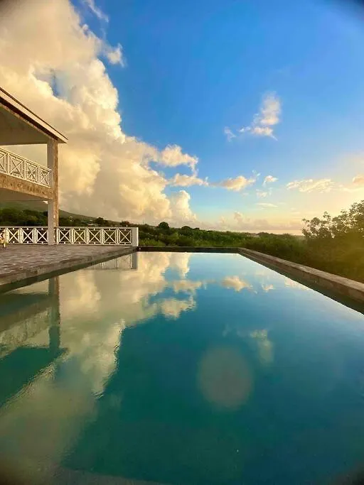 •:•Wow•:• Big Pool & Cool Sunsets Villa Charlestown