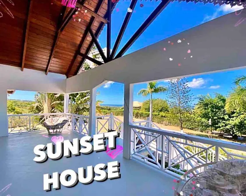 •:•Wow•:• Big Pool & Cool Sunsets Villa Charlestown