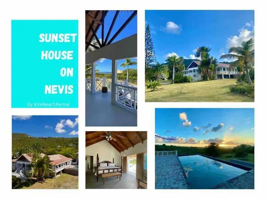 •:•Wow•:• Big Pool & Cool Sunsets Villa Charlestown